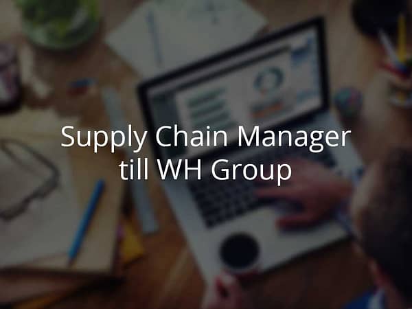 Supply Chain Manager till WH Group
